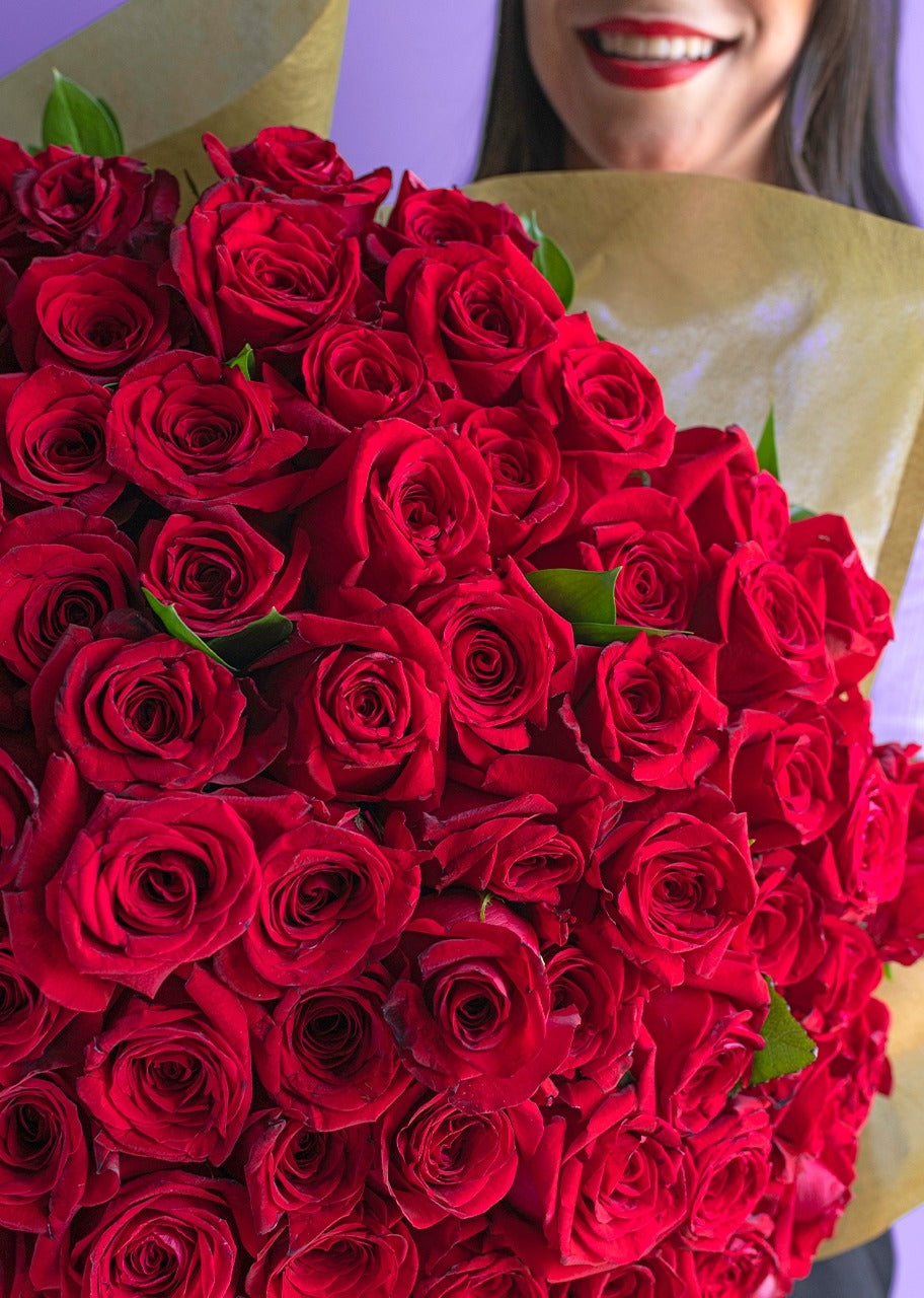 Ramo de 150 rosas rojas