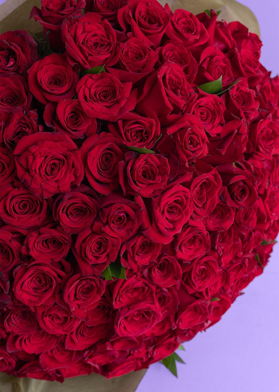 Ramo de 150 rosas rojas
