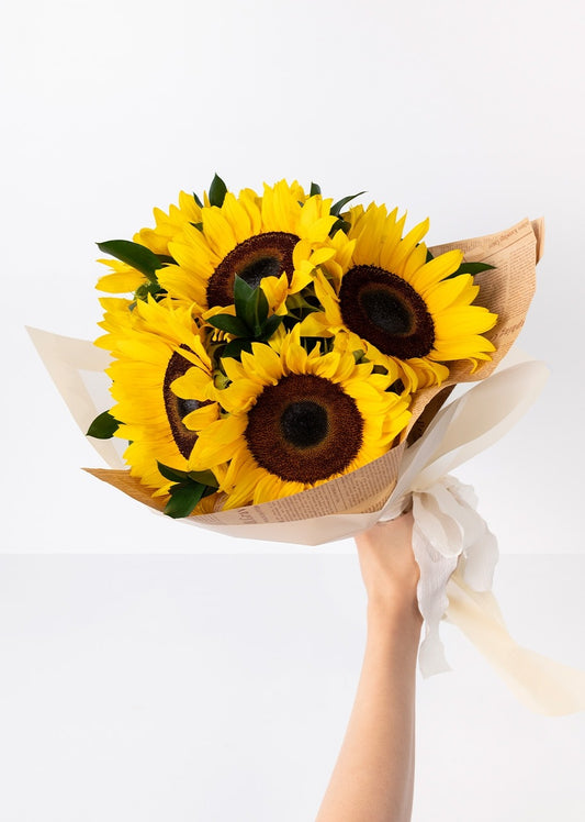 Ramo de 8 girasoles