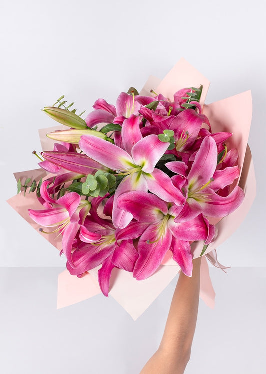 Ramo de stargazer rosa